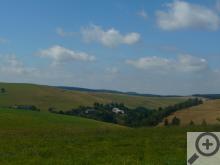 Utopená uprostřed nekonečných pastvin, to je krušnohorská Moldava