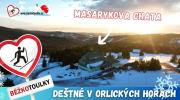 Masarykova a chata i něco na zahřátí - Běžkotoulky: Deštné v Orlických horách