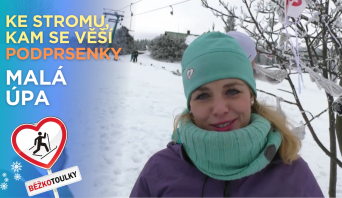 Ke stromu, kam se věší podprsenky I Běžkotoulky: Malá Úpa